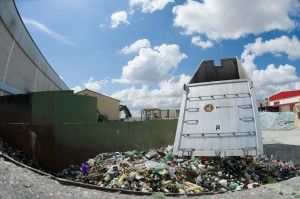 Descarga vidrio Planta de tratamiento del vidrio